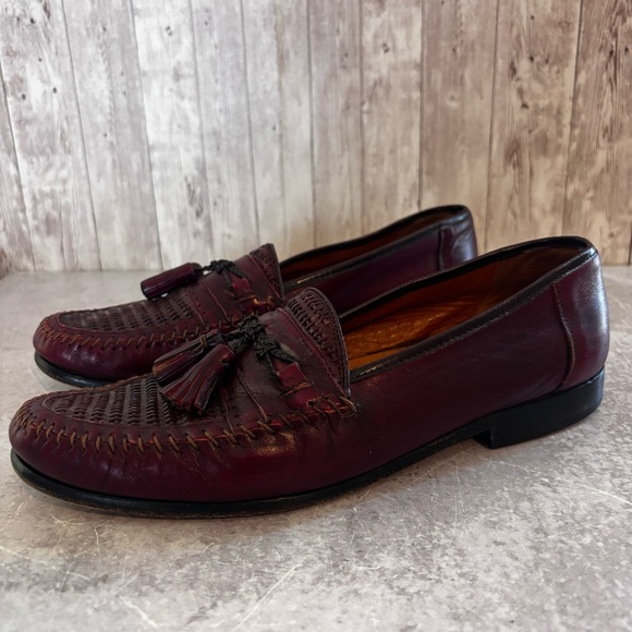Nordstrom Other - Men’s Nordstrom 'Kappa' Burgundy Tassel Leather Loafers